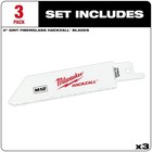 Milwaukee Tool 49-00-5400 M12 Hackzall Blade-fiberglass pk3
