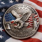 1776-2026 Usa 250th Anniversary We The People Commemorative Challenge Coin Gift