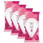 Sheer Floral Feminine Wipes  Ph-balanced Odor Control  Resealable Pack  32 Wipes