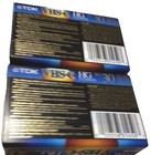Tdk Vhs-c Hg Ultimate 30 Camcorder Video Cassette Blank - Lot Of 2