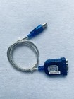 3ft Translucent Usb 2 0 To Db9 Rs232 Serial Converter 9 Pin Adapter Cable Pda