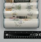 Vintage Ready Pasted Vinyl Border Florals Pink White Blue Lot Of 3 New   3 Used