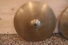 Camber 15  Hi Hat Cymbal Pair 901g 818g Vintage 1960 s