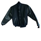 Rennoc Black Spiritleader Cheerleader National Champion Varsity Jacket Youth L   