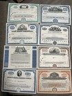 125 Different Stock Certificates Wow     Less Than  1 Each