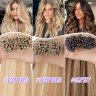 Thick Russian Hair Nano Ring Tip Microlink Bead Real Remy Human Hair Extensions