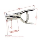 2-inch Reach 2 5 Inch 10mm Deep Throat Heavy Duty Hand Held Single Hole Punch Fo