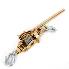 4400lb 2 Ton Hand Lever Block Chain Hoist Ratchet Type Puller Come Along Cable