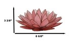 Soft Pink Capiz Seashells Lotus Flower Votive Tea Light Candle Holder 8 5 d