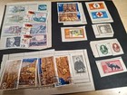 Lot Of 86  German Stamps -on Stock Paper-hinged-see All 3 Pictures