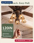 120-inch Extra Long Ceiling Fan Pull Chain Extender  Premium Ball Chain With 12