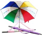 Delta Sigma Theta Wind Resistant Auto Open Jumbo Umbrella  red white - 30  