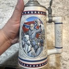 Longton Crown Heroes Of The Civil War Tankard Stein Robert E Lee With Coa 