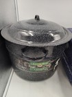 Granite Ware 21 5 Qt Water Bath Canner   Blue Speckled Enamel Roaster Pot Bundle
