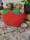 Vintage New Old Stock Teacher Apple Fruit Decorative Pillow With Tags