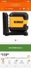Dewalt Dw08802-qu 36  Red Self-leveling Cross Line Laser Level   Case
