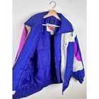 Vintage 80s Downhill Racer Ski Jacket Parachute Full Zip Sz M Colorful - Read