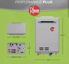 Rheem Tankless Water Heater Propane 9 5 Gpm Outdoor Smart Wi-fi Eco200xelp-3