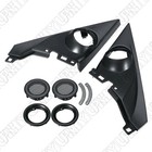 2x Front Door Tweeters Speakers Cover Panel For Honda Civic 10th 2016-2019 Usa