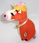Vintage Cow Dream Pets By Dakin Hat flowers bell Cute  - 6 5 
