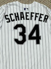 Schaeffer Size 44  34 2025 Colorado Rockies Home Game Used Jersey Issued Mlb