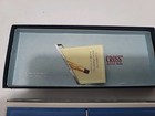 Cross 3501 Chrome Ball Pen   Mechanical Pencil Box Set Lustrous Chrome Blue Ink
