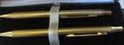 Vintage Cross Gold Colored Pen   Mechanical Pencil Set In Case 100 Yr Upjohn