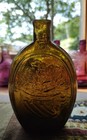 Gii-72 Eagle   Cornucopia Historical Flask  Golden Amber  Pint