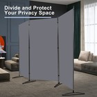 Homscreener 6ft Folding Privacy Screen 3 Panel Room Divider