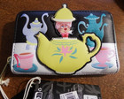 Disney Loungefly Alice In Wonderland Unbirthday Zip Around Wallet New W tags 