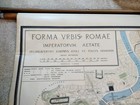 Vintage Large Retractable School Map Of Ancient Rome
