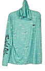 New Salt Life Large Seafoam Slx Uvapor L s Tactical Camo Hooded Shirt Live Salty