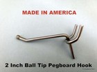 Metal Pegboard Hooks For Retail   Storage   Garage   Store Display  Made In Usa