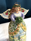 Jim Shore Heartwood Creek Musical Irish Angel - May The Road Rise Up To Meet You