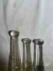 Vintage 3 Apothecary Drug Pharmacy  16 And  8 Glass Pestle Collectible