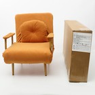 Convertible Sofa Bed Foldable Sofa Chair Bed Folding Sofa Bed Orange Living Room
