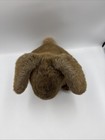 Vintage 1985 Gund Plush Brown Bunny Rabbit Blue Eyes 12  Stuffed Animal Toy