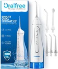 Cordless Water Dental Flosser - 4 Modes Oral Irrigator  300ml  Rechargeable  Ipx