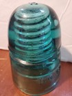 Hemingray Insulator H G Co   3 25  Dia  X 4 25 High  Made In Usa    4  Aqua Blue