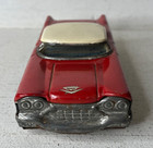 Vintage Japan Tin Litho Toy Car Cadillac Red Black White