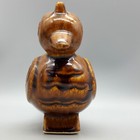 Brown Ceramic Bird Figurine Vintage Mid-century Art Deco Egyptian Retro 8  Long