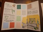 1957 Arvon Interior Stipple Paint Brochure With Color Chips Room Painters