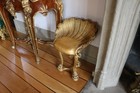 19th Century Grotto Fantasy Stool  Swivel  Italian  Gilt Gold  Cie Pauly Manner
