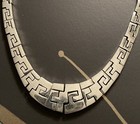 Vintage Mexico 950 Sterling Silver 16  Necklace 72 Grams Mid-century Modernist