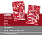 Farmhouse Farm Animals   Cute Pets Glass Etching Stencils Reusable Armour Etch