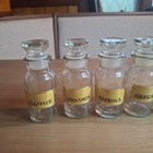 Set Of 11 Vintage Apothecary Glass Spice Jars Bottles Made In Taiwan Read 