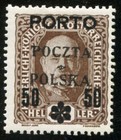 Poland 1919 Poczta Polska Overprint On Austria 1916 Stamp Scott j12 Mint og  212