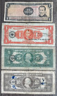 El Salvador Set Of 3 Big Format Of 10   1951    5  1944    1  1952  Scarce Years