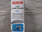 Who-rae Owl Car Cling Shade 16  X 12  Removable Reusable New