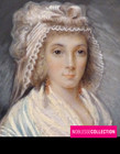 Antique Early 1800s French Hand Painted Gouache Miniature Woman Portrait